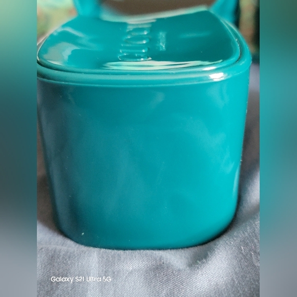 Gucci Double G Rubber Sandals Teal color size 38 (8 US) - Picture 6 of 16